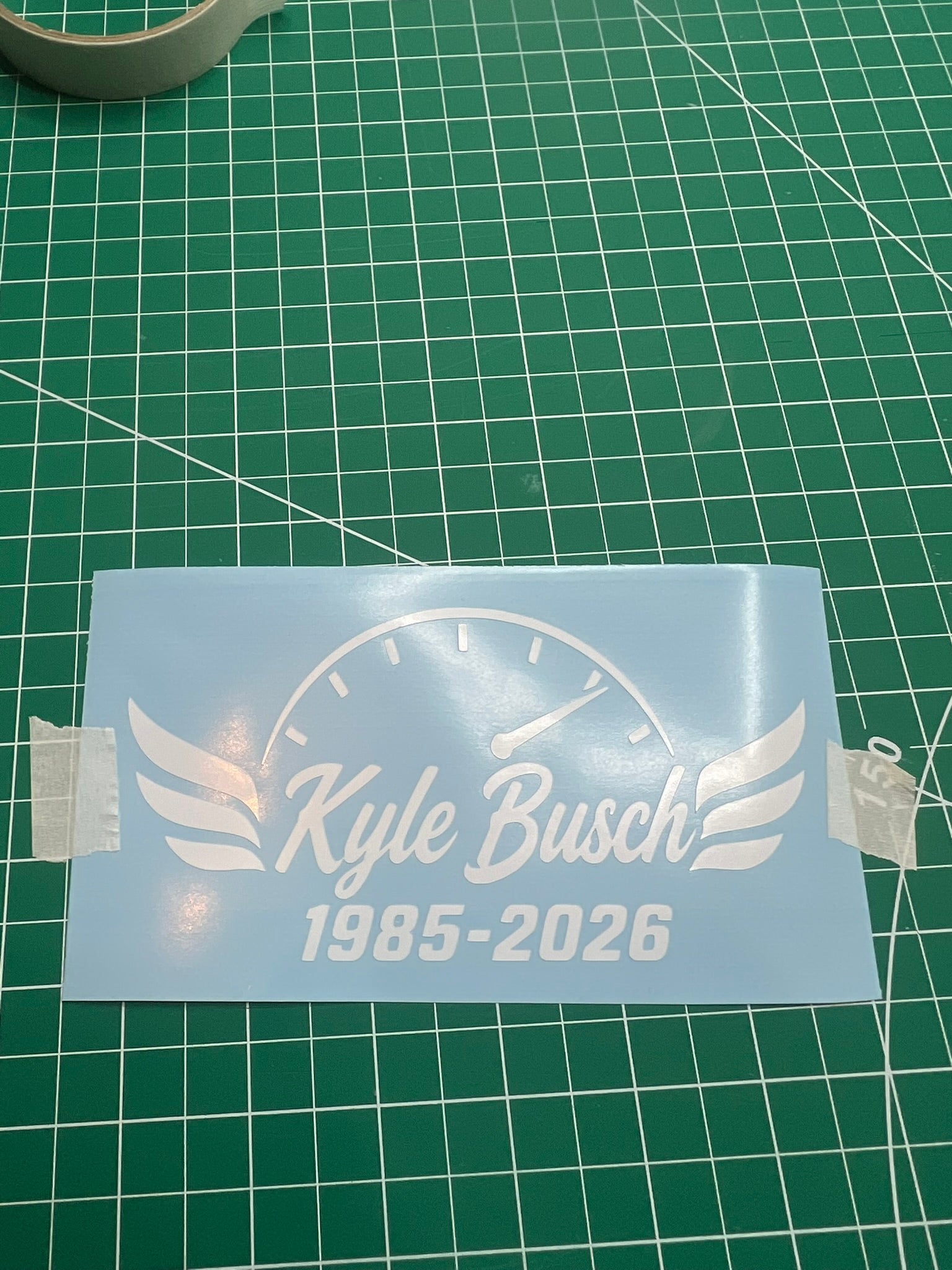 Kyle Busch Memorial Decal