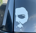 Michael Myers Decal Sticker Half Face